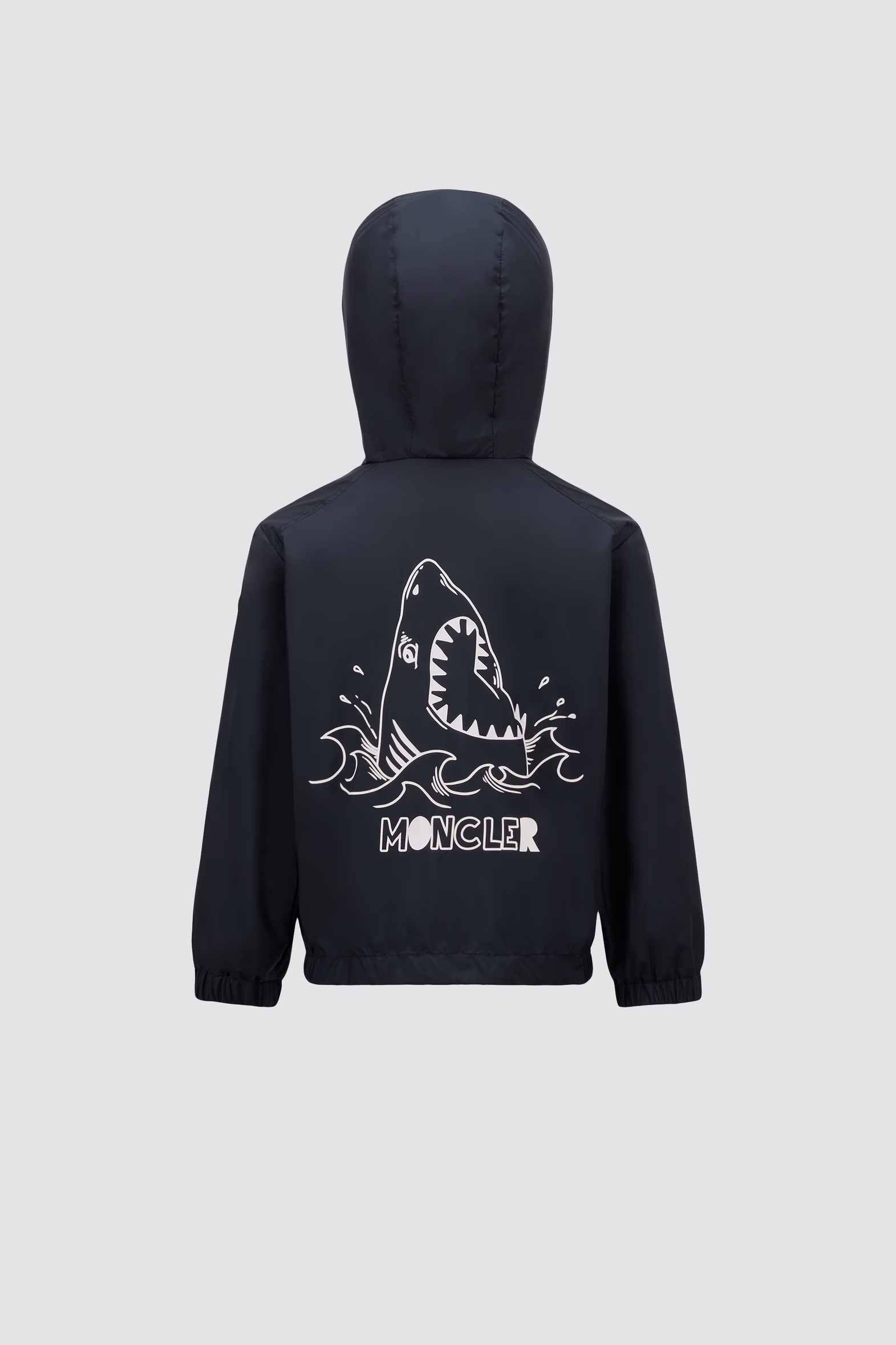 Desmon Hooded Jacket Boy Dark Blue Moncler 3